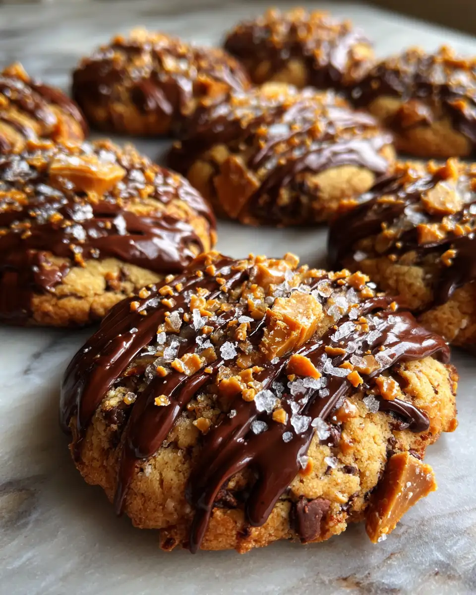Irresistible Salted Caramel Crunch Cookies You Have to Try 6 Final dish - Irresistible Salted Caramel Crunch Cookies You Have to Try
