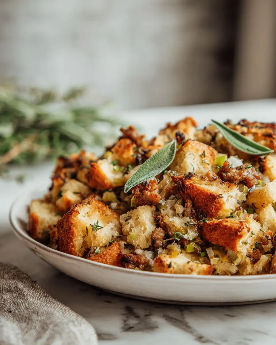 Savory Sausage and Sage Stuffing That Steals the Show - Featured Image