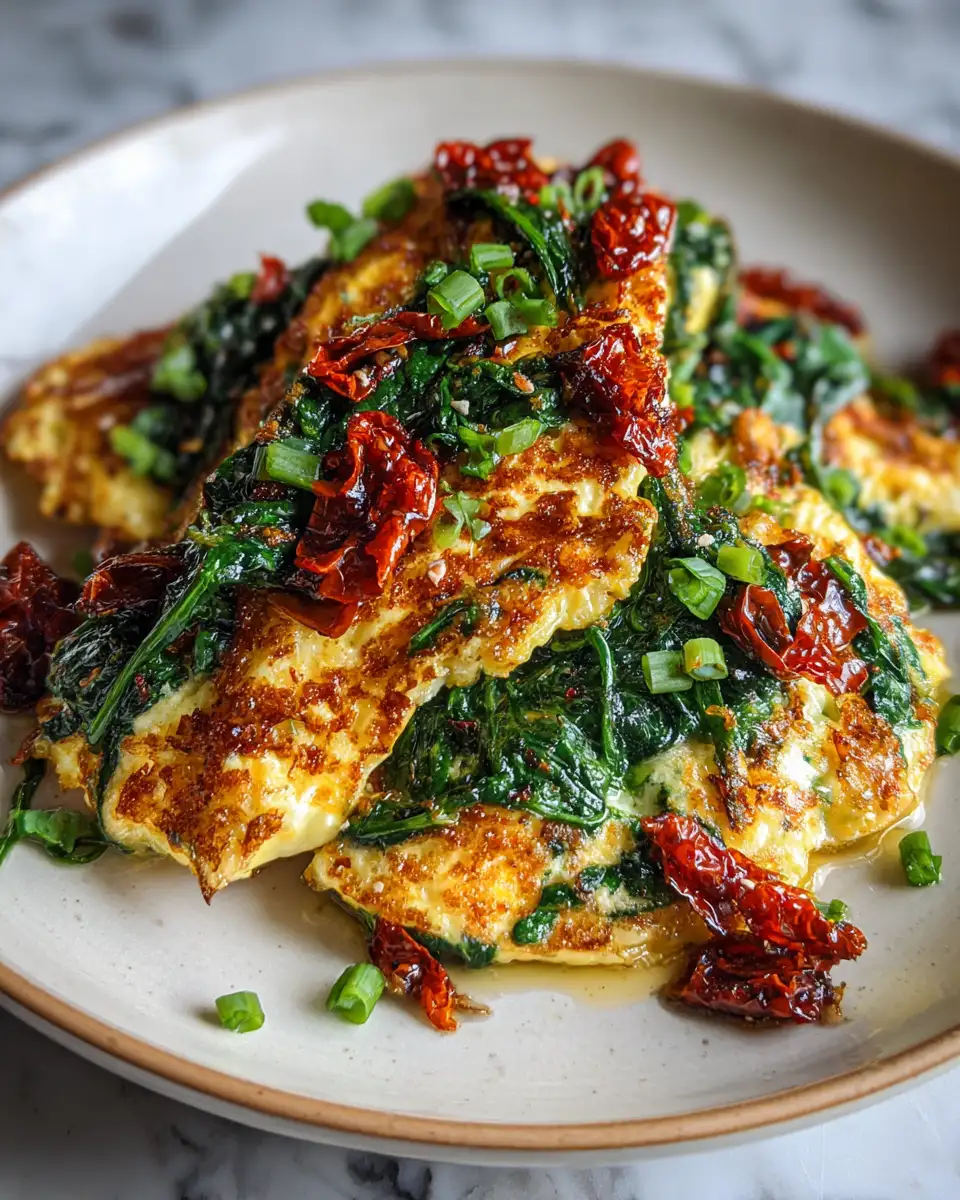 Final dish - Brighten Your Plate with Sun Dried Tomato Spinach Delights