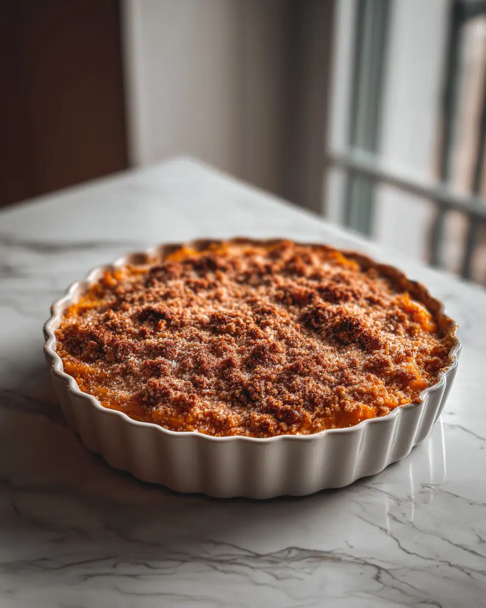 Final dish - Irresistible Sweet Potato Streusel Bake Recipe for Cozy Fall Mornings