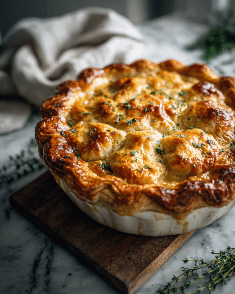 Ultimate Comfort Food Recipe Turkey Pot Pie That Warms the Soul - Featured Image