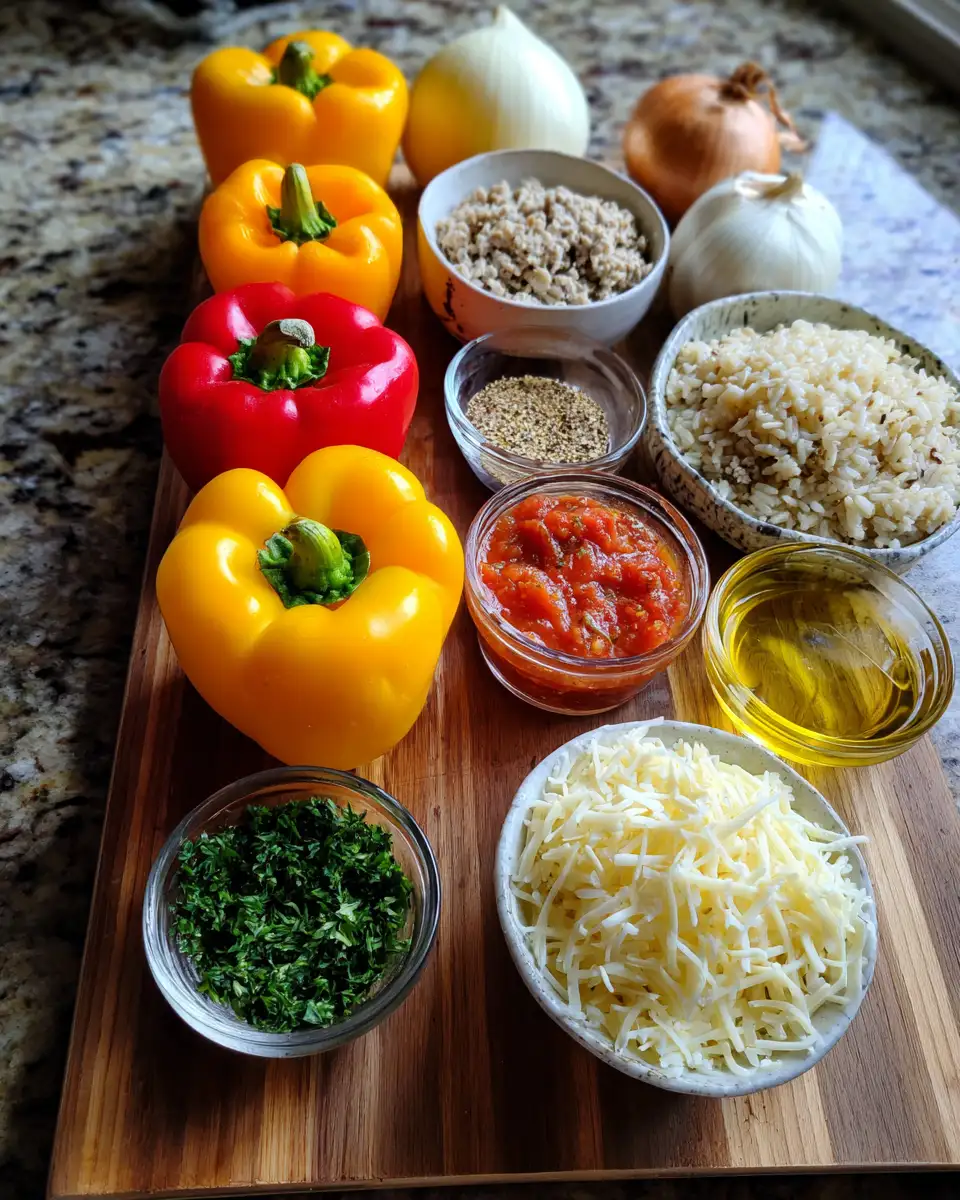 Ingredients for Flavor-Packed Turkey Stuffed Peppers You’ll Want to Make Tonight