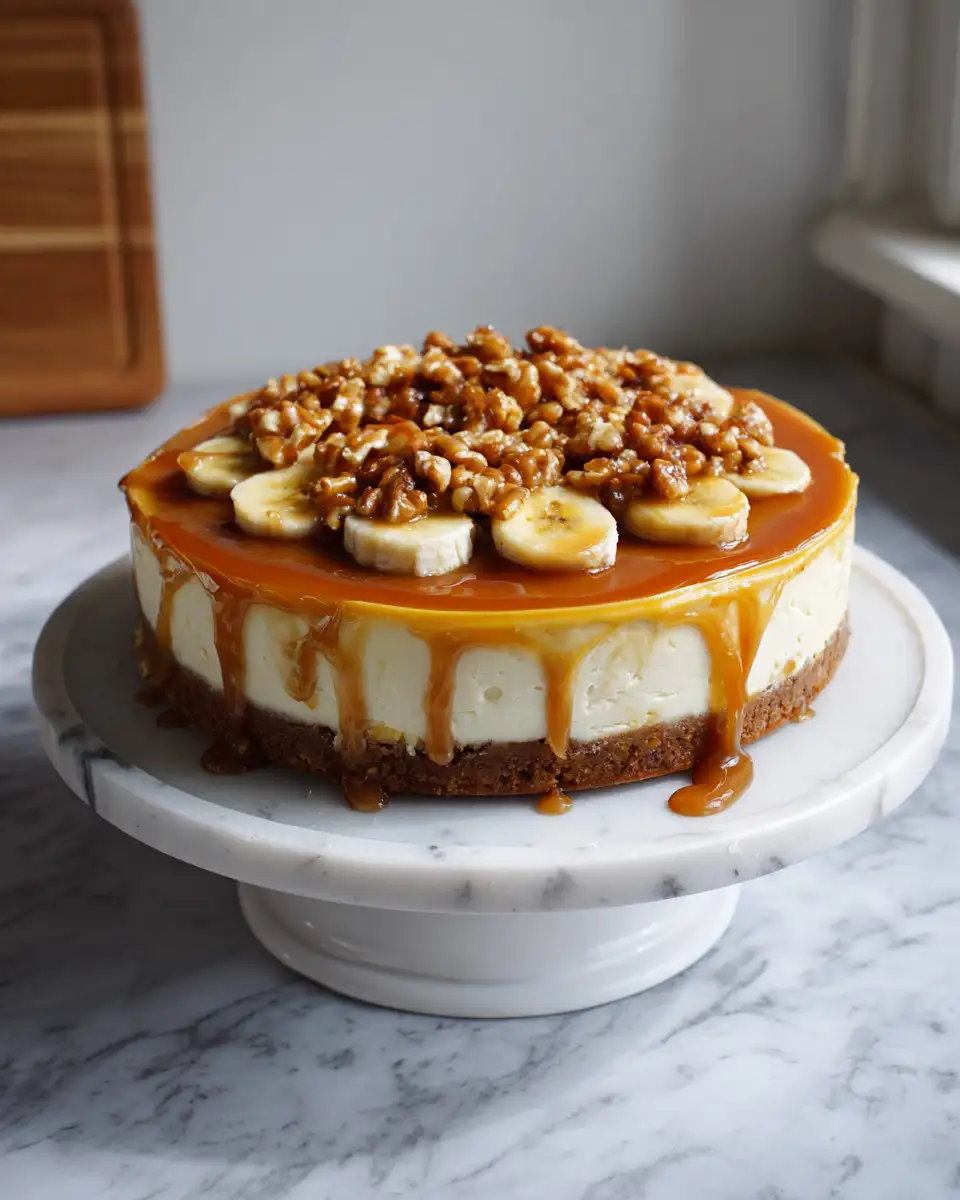 Decadent Banana Caramel Nut Cheesecake Recipe You Need to Try - Featured Image