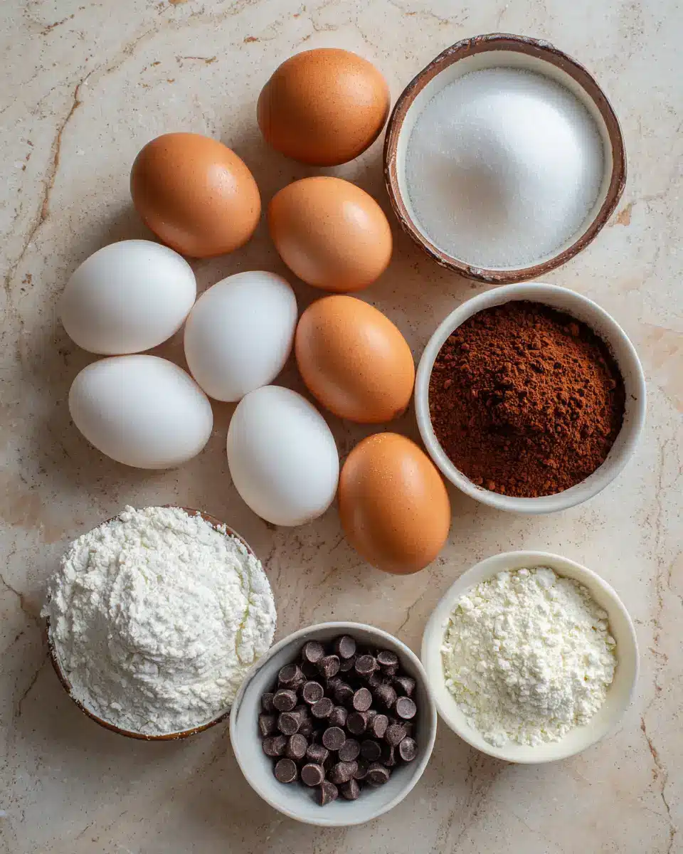 Ingredients for Irresistible Chocolate Meringue Cookies You Have to Try