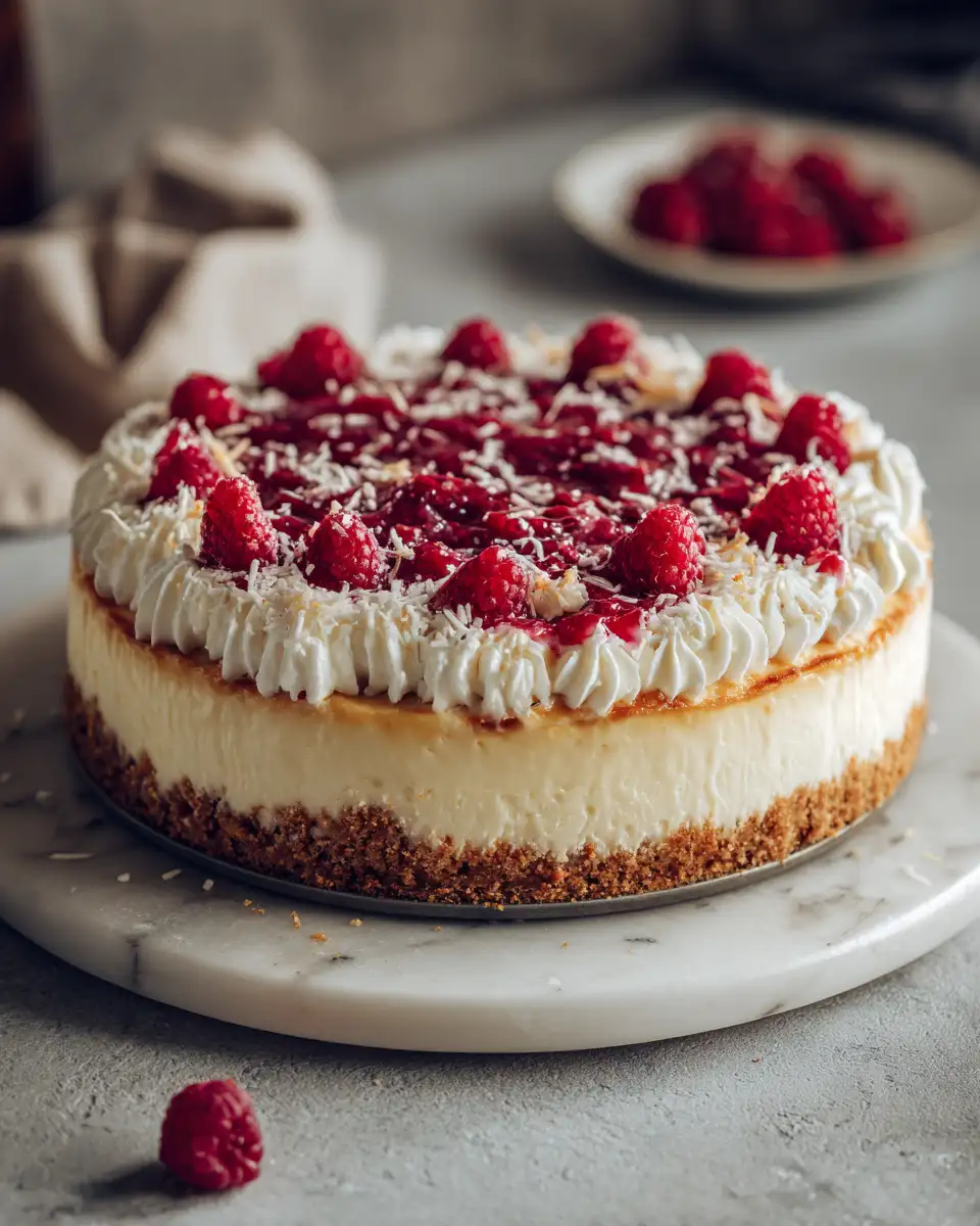 Final dish - Irresistible Cranberry and White Chocolate Cheesecake Recipe You Need to Try