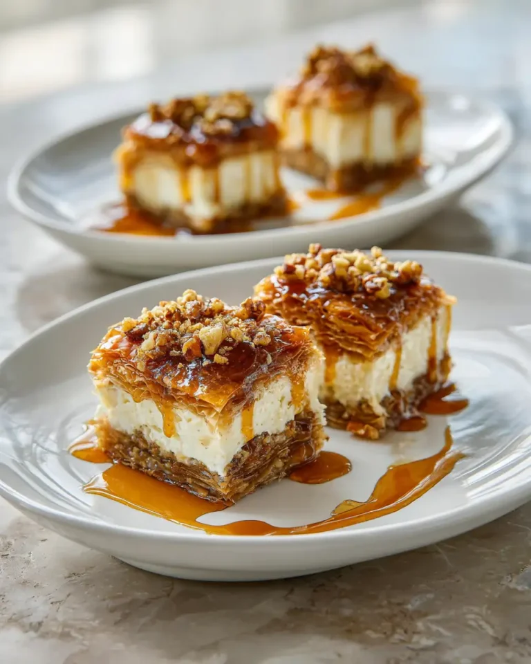 Decadent Honey Drizzled Baklava Cheesecake Phyllo Cookies You Have to Try - Featured Image