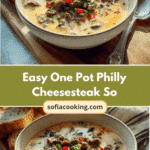Easy One Pot Philly Cheesesteak Soup Recipe You’ll Love