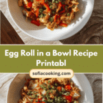 Delicious Egg Roll in a Bowl Recipe Printable for Easy Weeknight Meals