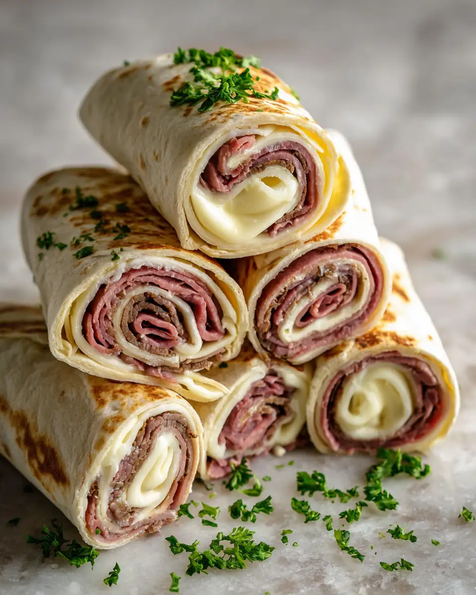 Ingredients for Irresistible French Dip Tortilla Roll Ups You Have to Try