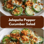 Spice Up Your Summer with Jalapeño Popper Cucumber Salad