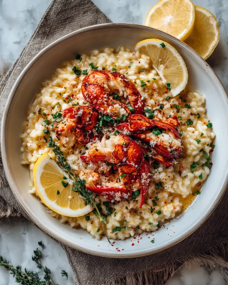 Creamy Lemon Butter Lobster Risotto Recipe That Will Wow Your Taste Buds - Featured Image
