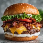The Ultimate Printable Bacon Ranch Cheeseburger Recipe You Need to Try - Featured Image