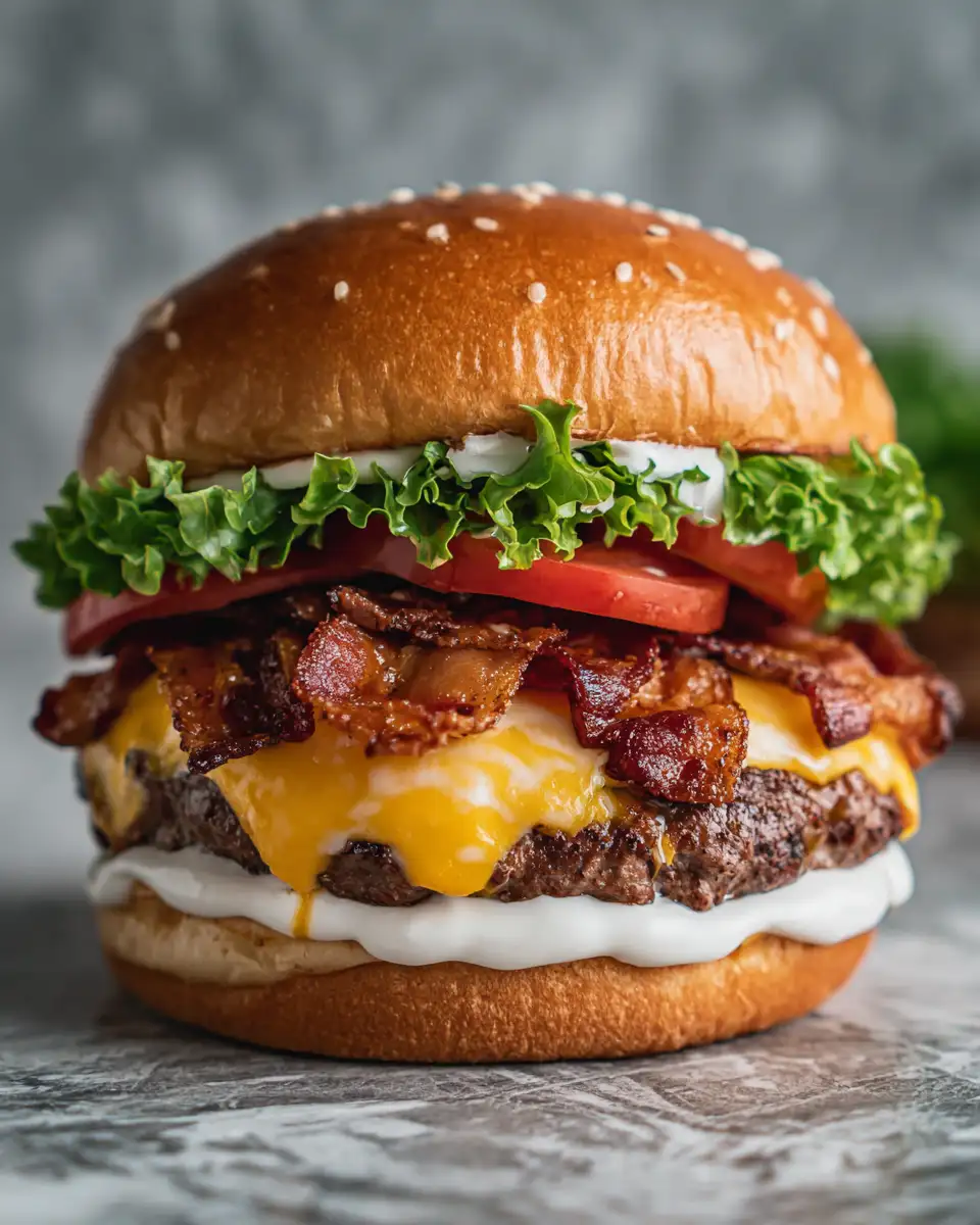 The Ultimate Printable Bacon Ranch Cheeseburger Recipe You Need to Try - Featured Image