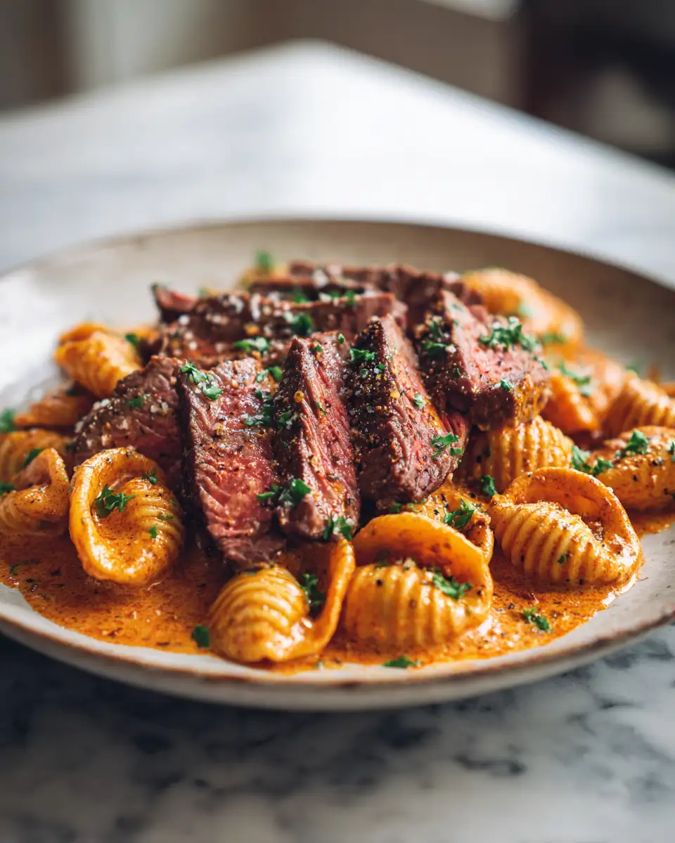 Smoky Creamy Paprika Steak Shells The Ultimate Comfort Dish - Featured Image