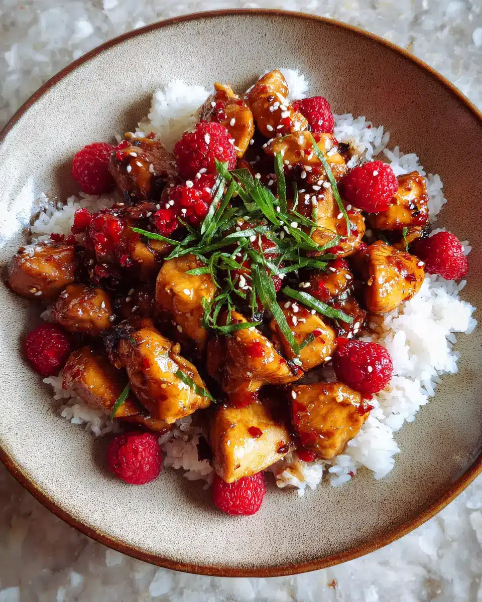 Sweet and Spicy Jalapeño Raspberry Chicken Recipe That Will Ignite Your Taste Buds - Featured Image