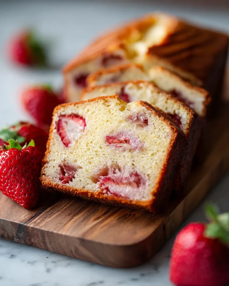 Irresistibly Moist Sweet Strawberry Pound Cake Recipe You Need to Try - Featured Image