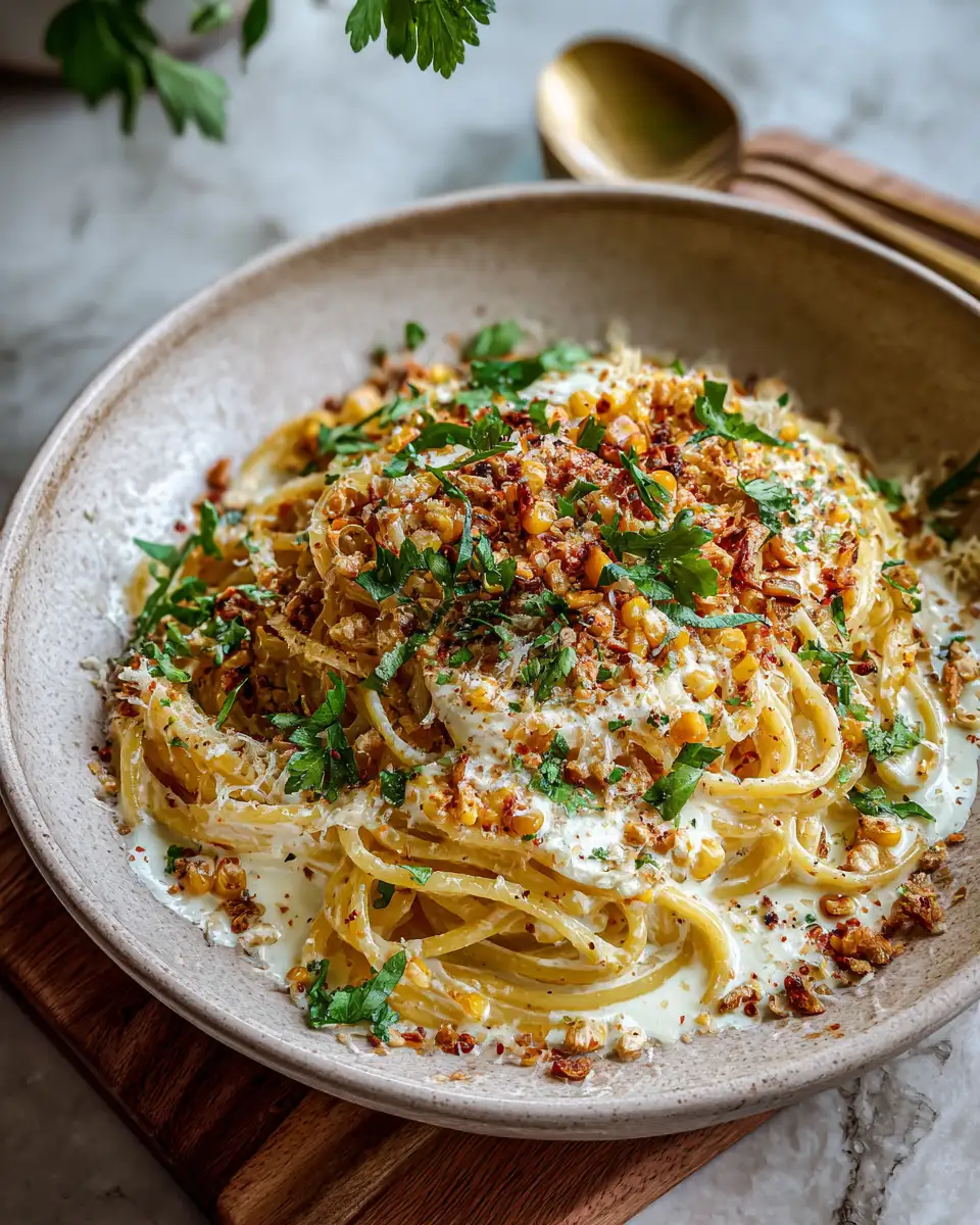 Zesty Elote Inspired Pasta Delight That Will Ignite Your Taste Buds - Featured Image