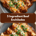 Easy and Delicious 5 Ingredient Beef Enchiladas You’ll Love