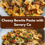 Cheesy Bowtie Pasta with Savory Cajun Ground Beef Recipe to Satisfy Your Cravings