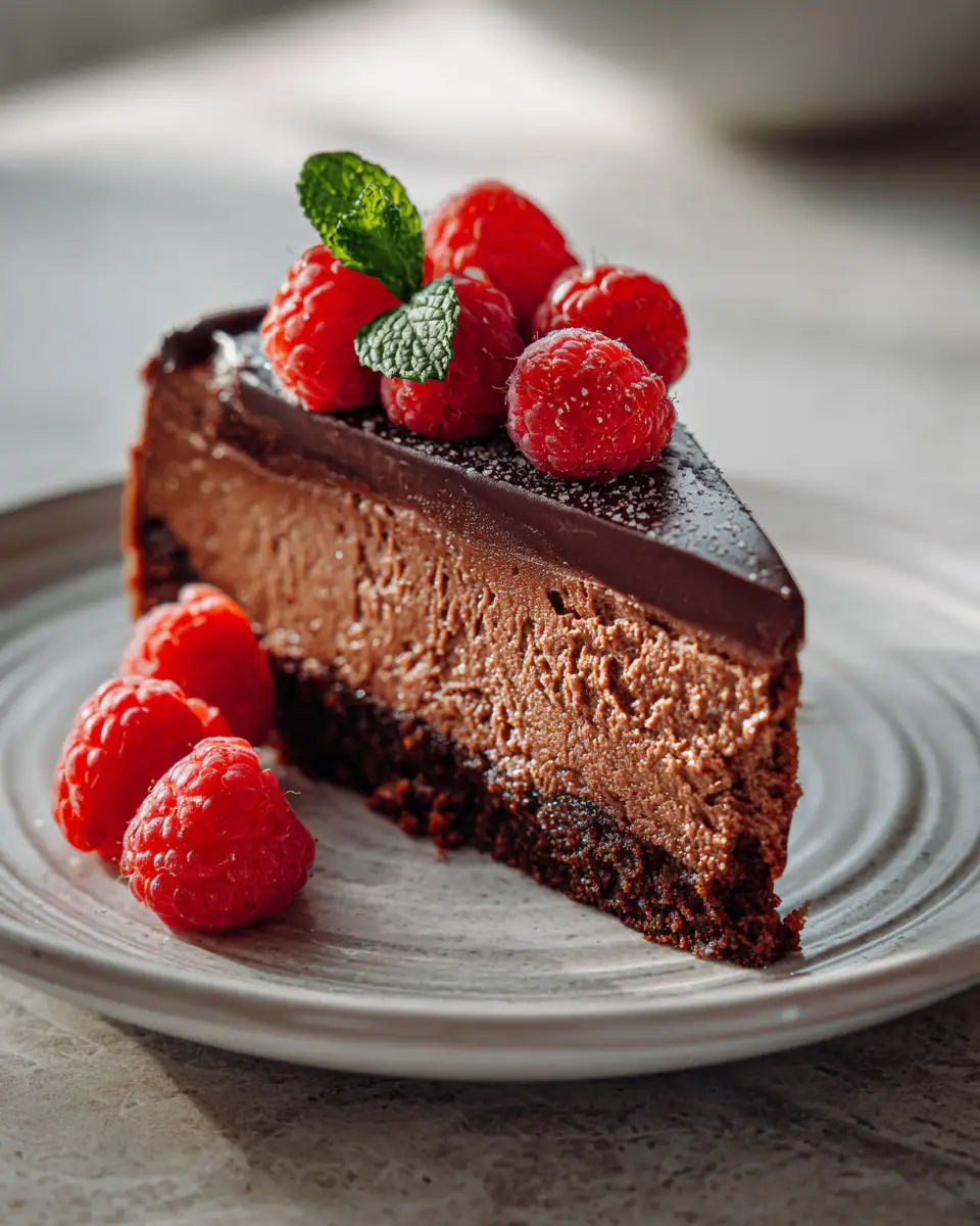 Decadent Dark Chocolate Raspberry Cheesecake Recipe That Will Melt Your Heart - Featured Image