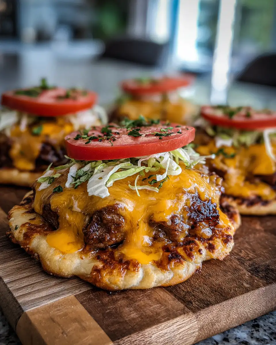 Irresistible Delicious Cheeseburger Flatbreads Recipe You Have to Try - Featured Image