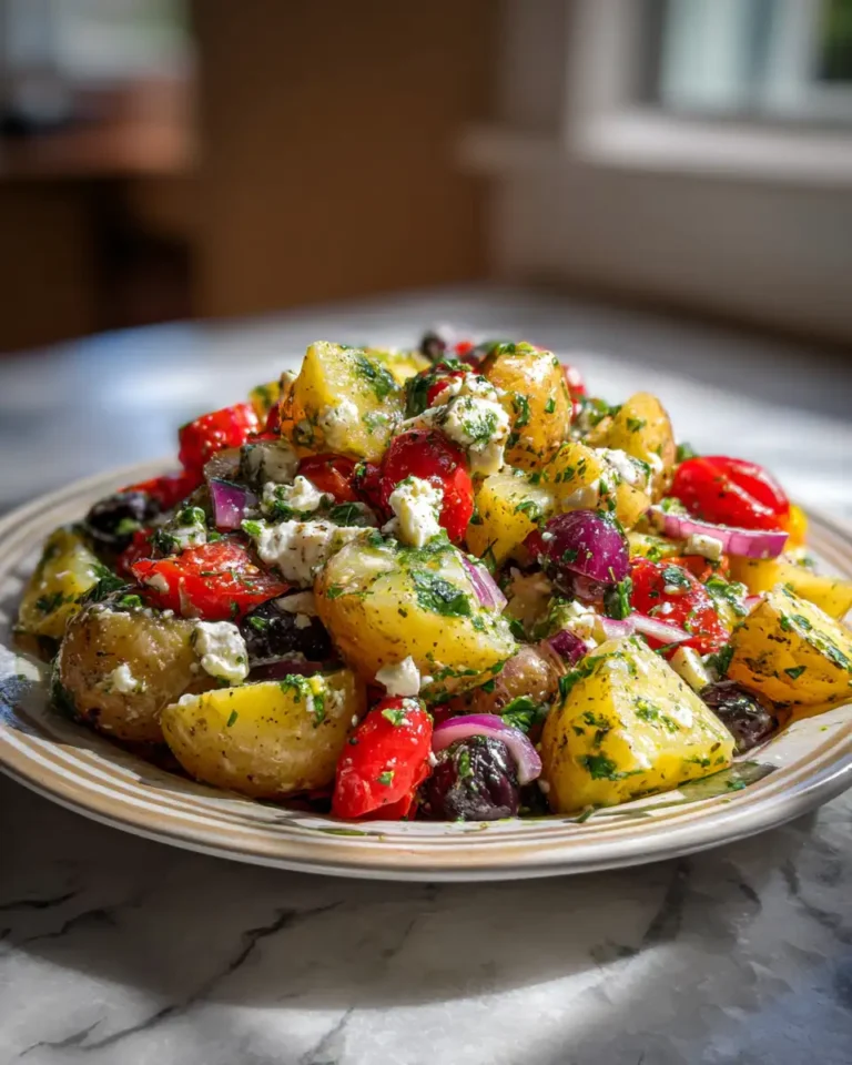 Delicious Homemade Greek Potato Salad Recipe That Will Impress Your Guests - Featured Image