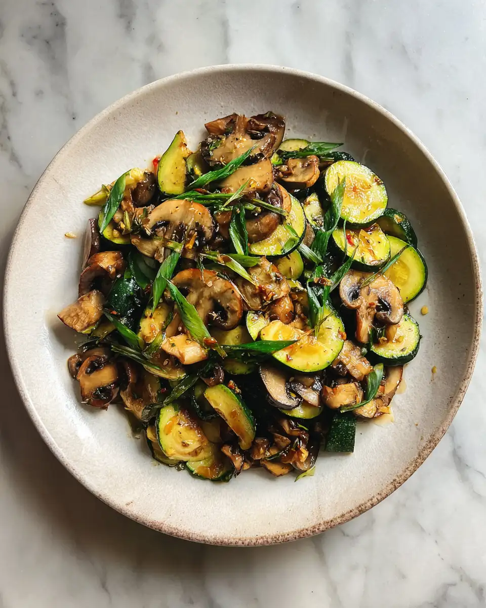 Final dish - Easy and Delicious Sauteed Zucchini Mushrooms Recipe You’ll Love