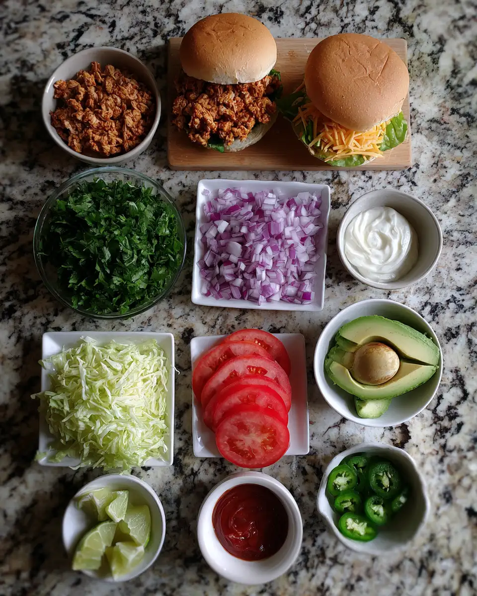 Ingredients for Unleash the Heat with This Fiery Chipotle Chicken Burger Recipe