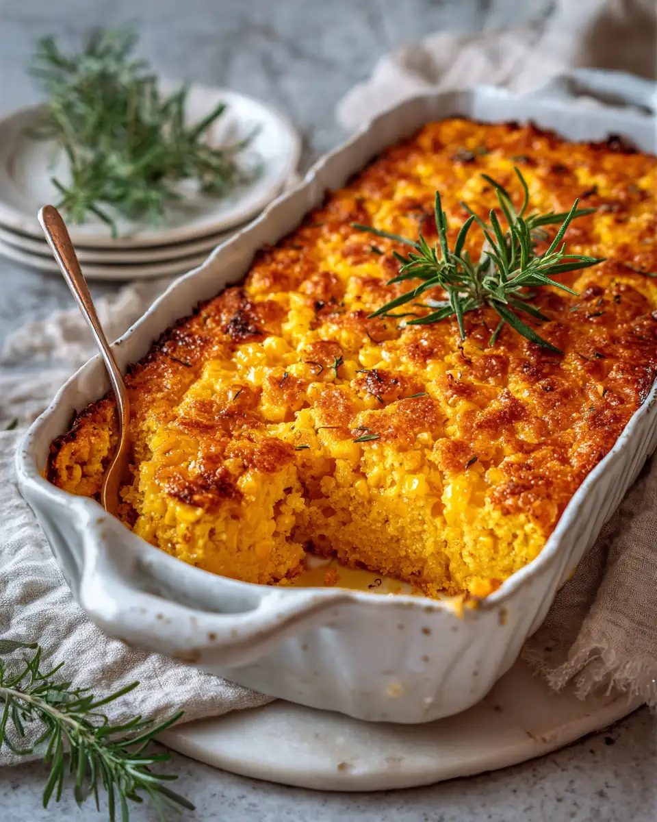 Irresistible Golden Honey-Glazed Corn Casserole Recipe You Need to Try - Featured Image
