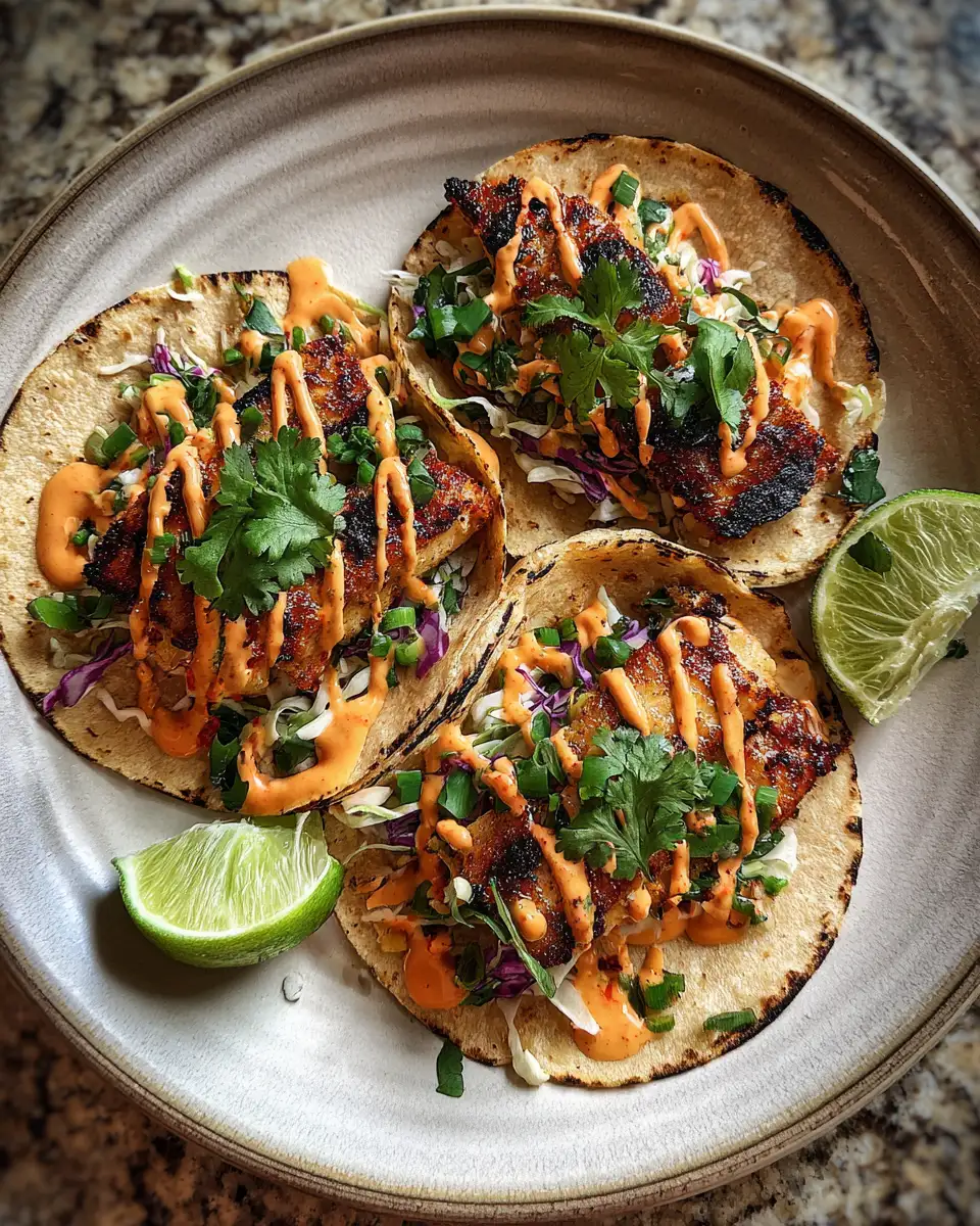 Final dish - Irresistible Grilled Fish Tacos with Spicy Mayo That Will Ignite Your Taste Buds