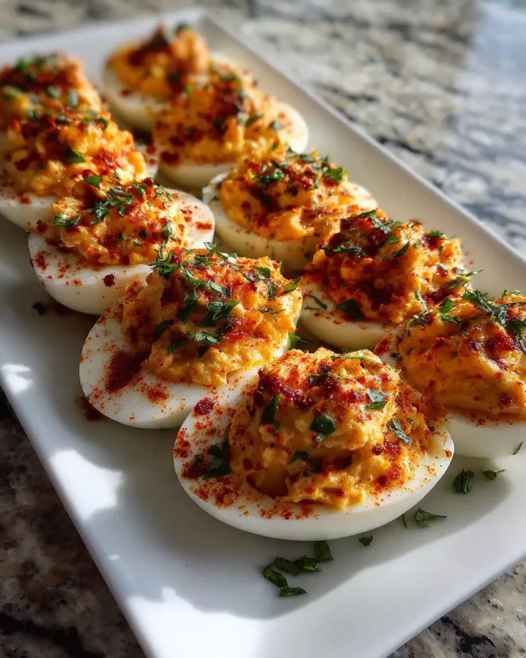 Zesty Spicy Chili Garlic Deviled Eggs That Ignite Your Taste Buds - Featured Image
