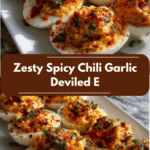 Zesty Spicy Chili Garlic Deviled Eggs That Ignite Your Taste Buds