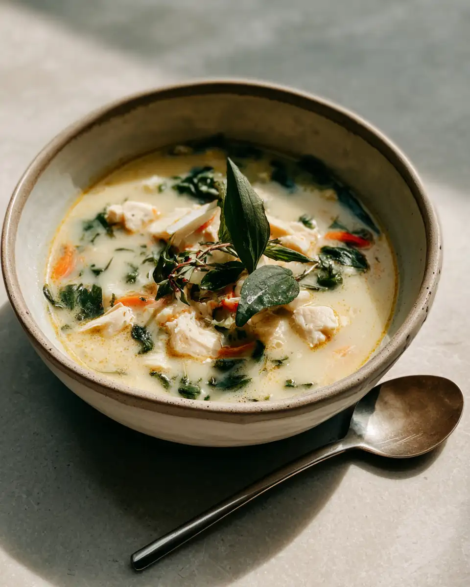 Healing Flavors with Anti-Inflammatory Chicken and Coconut Soup