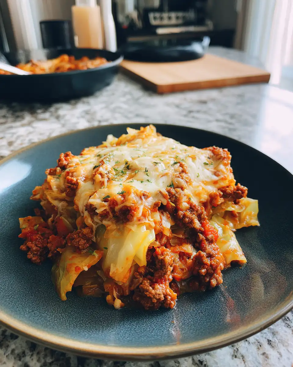 HomePgae 5 Irresistible Cheesy Cabbage and Ground Beef Recipe for Cozy Comfort Meals