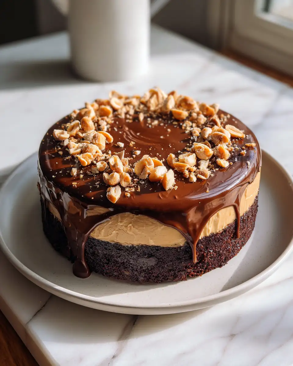 Irresistible Chocolate Peanut Butter Poke Cake Recipe You Have to Try 6 Final dish - Irresistible Chocolate Peanut Butter Poke Cake Recipe You Have to Try
