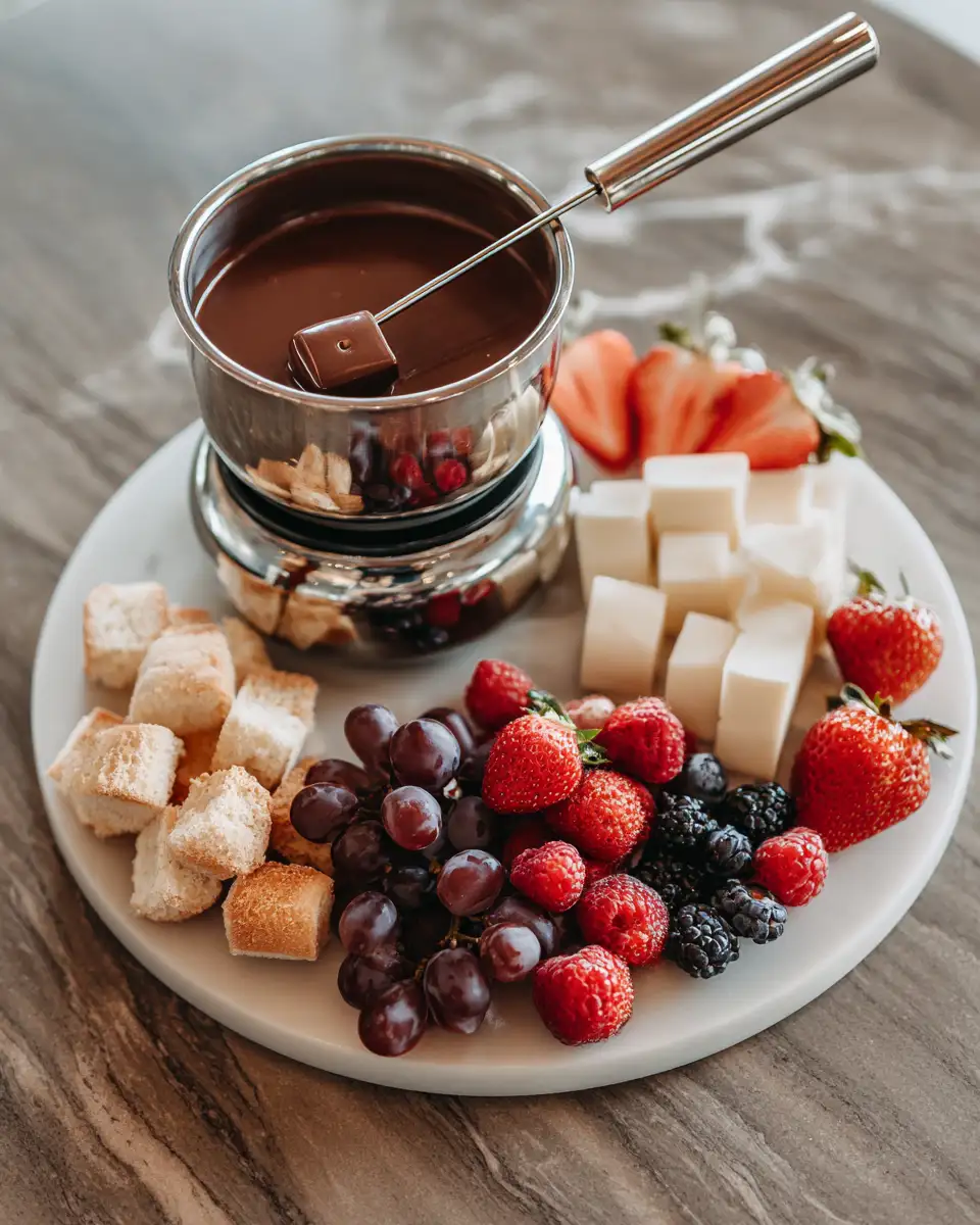 Fondue for Two Chocolate and Berries Delight - Featured Image