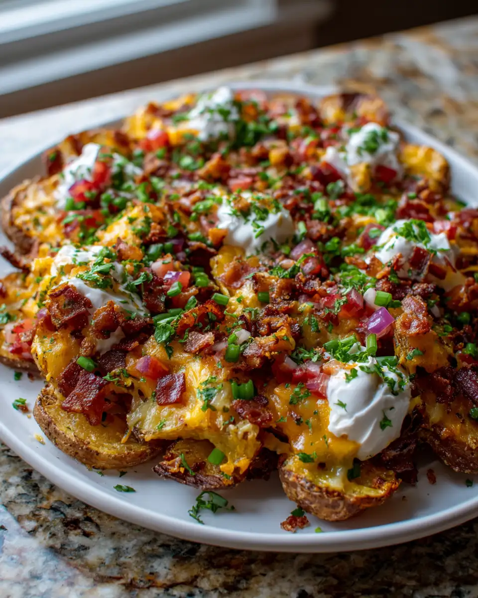 The Ultimate Loaded Potato Nachos Recipe That Will Blow Your Mind - Featured Image