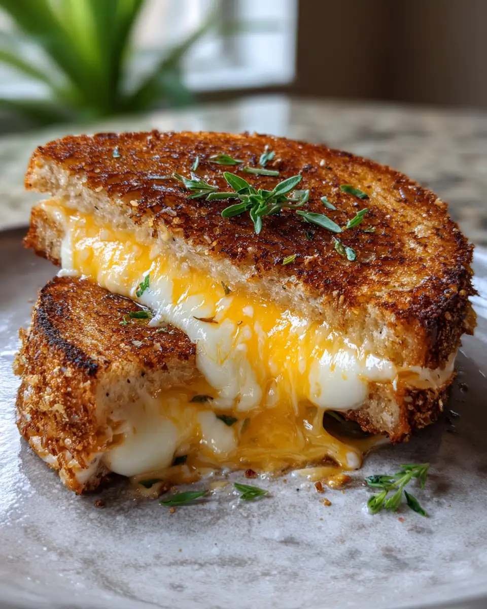 Final dish - Melted Heart Grilled Cheese The Ultimate Comfort Food Experience