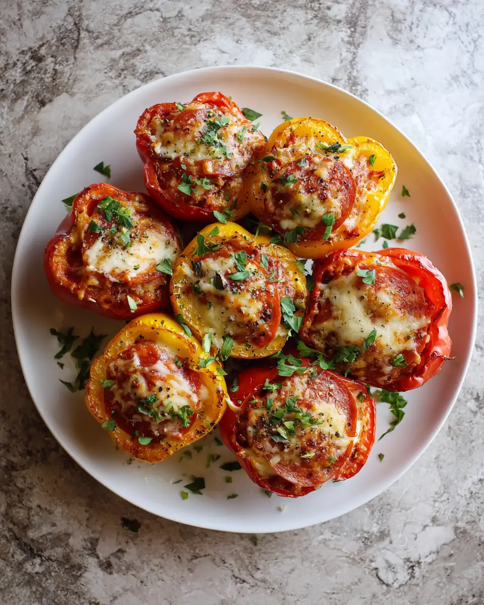 Pepperoni Pizza-Stuffed Peppers A Flavorful Twist on a Classic Favorite - Featured Image