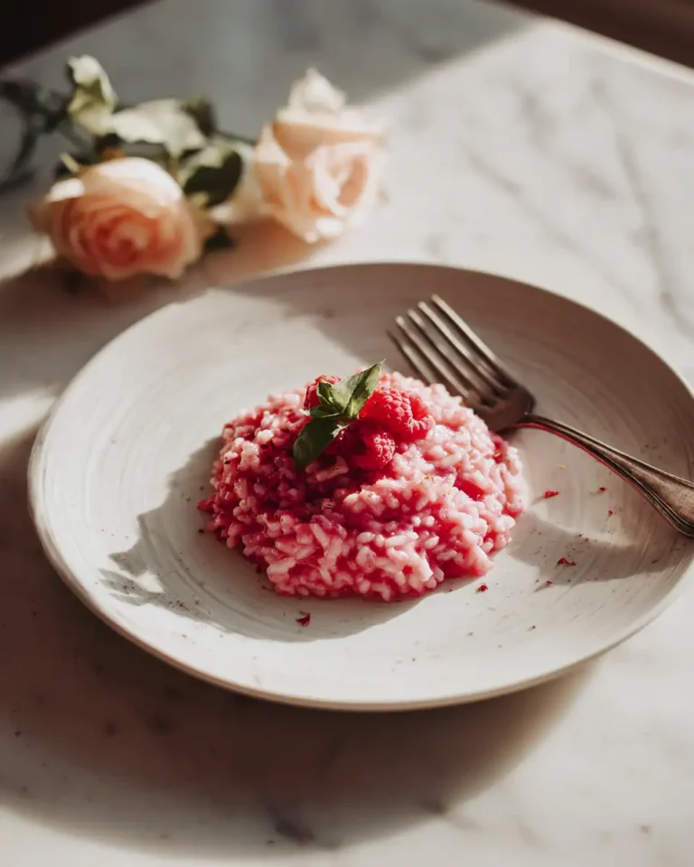 Indulge in the Elegance of Raspberry Rose Risotto - Featured Image