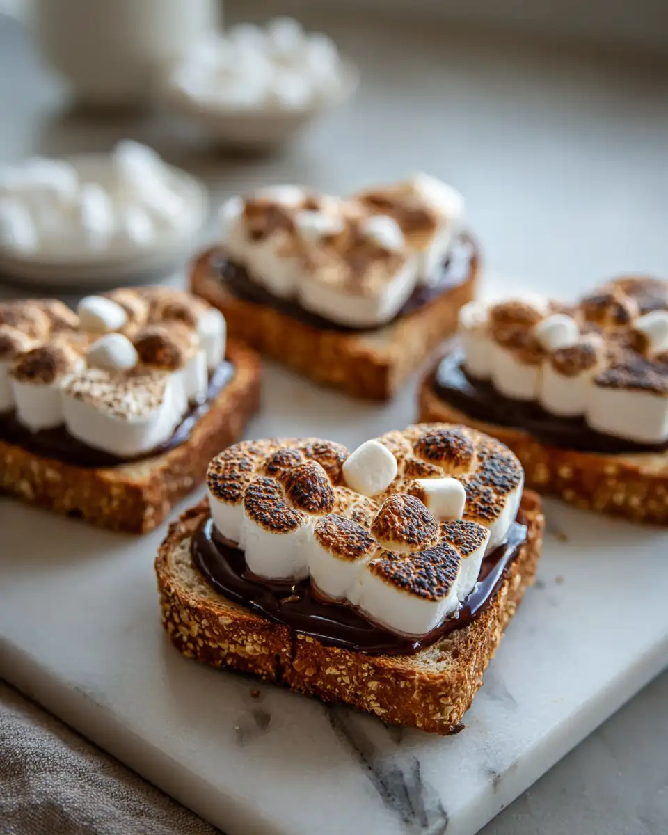 Irresistible S'mores Heart Toast That Will Sweeten Your Morning - Featured Image