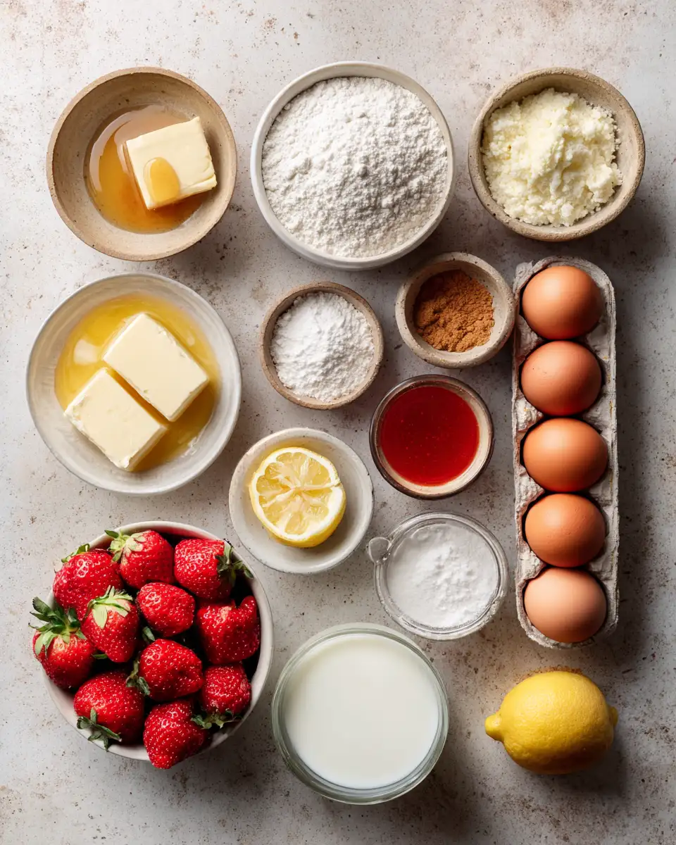 Irresistible Upside Down Strawberry Cake Recipe That Will Sweeten Your Day 4 Ingredients for Irresistible Upside Down Strawberry Cake Recipe That Will Sweeten Your Day