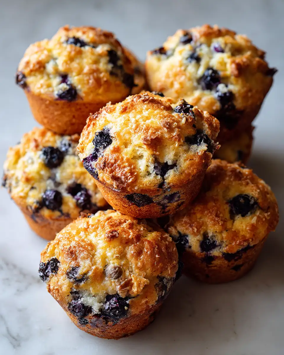 Final dish - 3-Ingredient High Protein Blueberry Muffins That Will Boost Your Energy