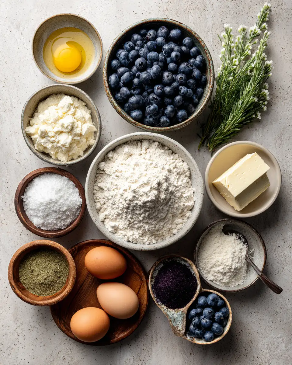 Ingredients for 3-Ingredient High Protein Blueberry Muffins That Will Boost Your Energy