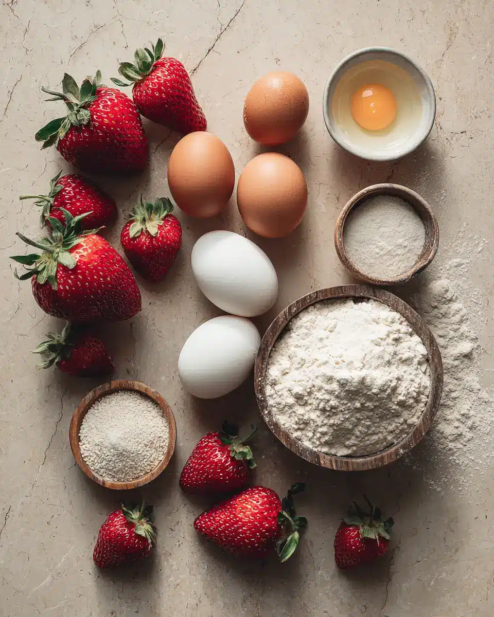 Ingredients for 3-Ingredient Strawberry Protein Muffins That Will Boost Your Morning Energy