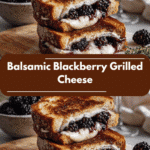 Indulge in the Ultimate Balsamic Blackberry Grilled Cheese with Brie Delight