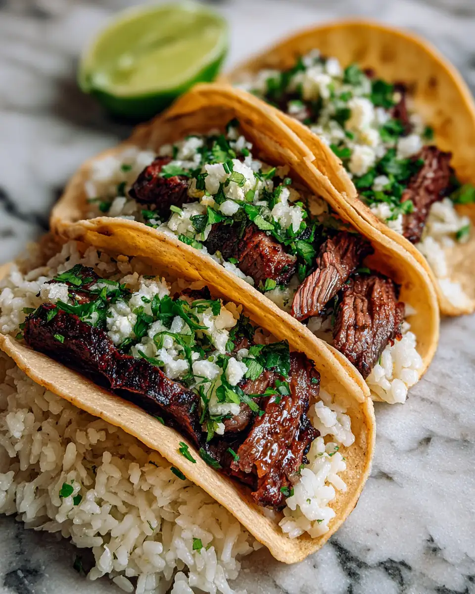 Chipotle Orange Steak Tacos with Cilantro-Lime Rice That Will Ignite Your Taste Buds 6 Final dish - Chipotle Orange Steak Tacos with Cilantro-Lime Rice That Will Ignite Your Taste Buds