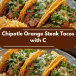 Chipotle Orange Steak Tacos with Cilantro-Lime Rice That Will Ignite Your Taste Buds