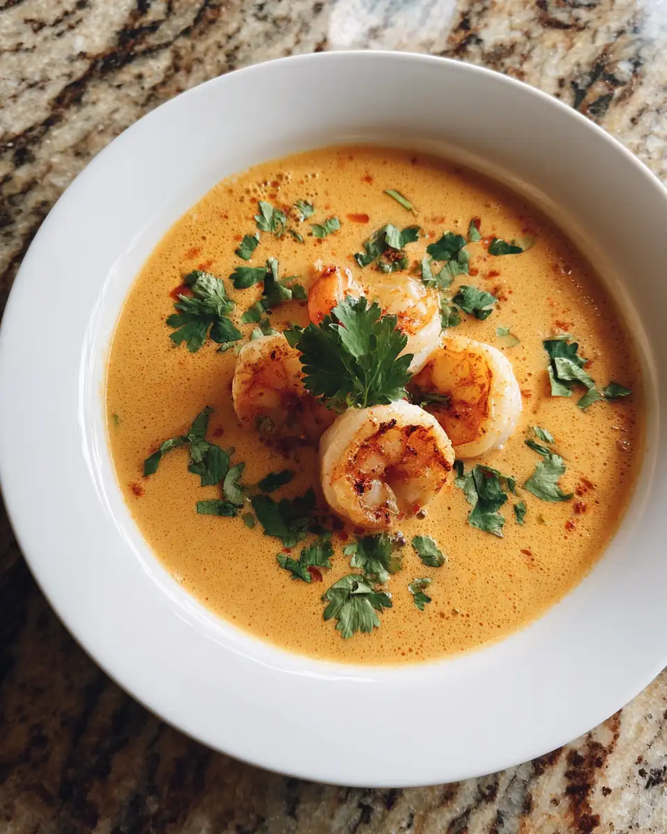 Creamy Coconut Shrimp Soup Recipe That Will Warm Your Soul 6 Final dish - Creamy Coconut Shrimp Soup Recipe That Will Warm Your Soul