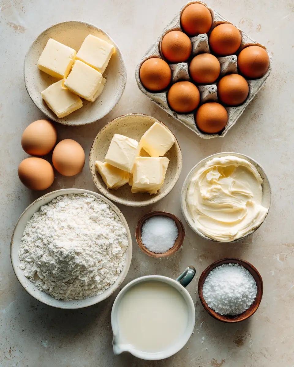 Ingredients for Indulge in the Ultimate Creamy Basque Cheesecake Experience